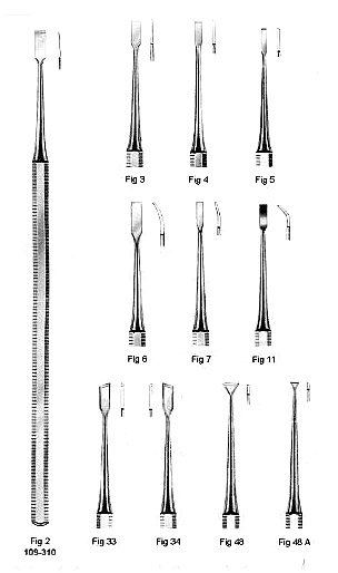 Enamel Chisel, Octagonal